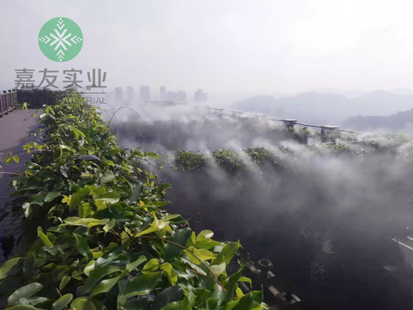 广州极悦为德清园林景观工程制定雾森系统喷雾造景方案