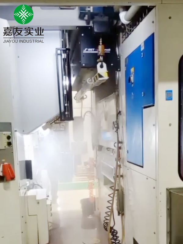 广州极悦为安诺设计印刷车间加湿方案-高压微雾加湿器案例