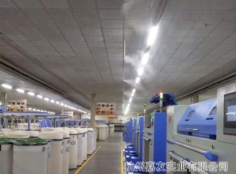 极悦注册为天虹集团提供纺织车间工业加湿器解决方案