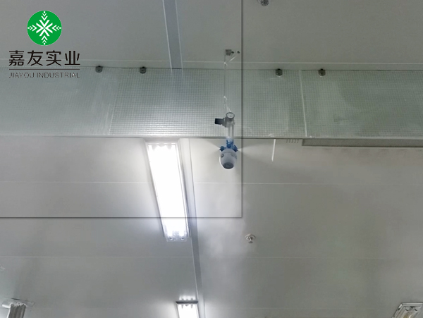 加湿案例|盐城丝网印刷车间添利器，极悦注册智慧加湿显身手