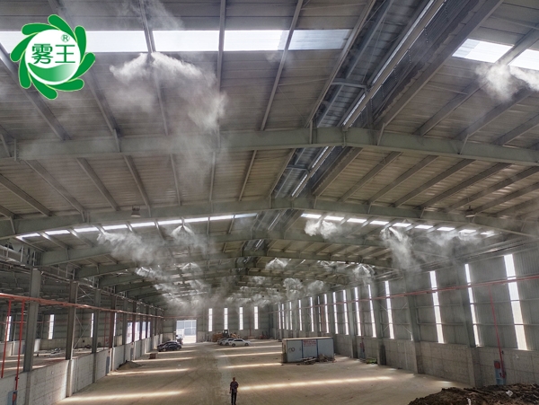 极悦注册喷雾降尘系统助力矿石原石储料棚环保达标案例解析