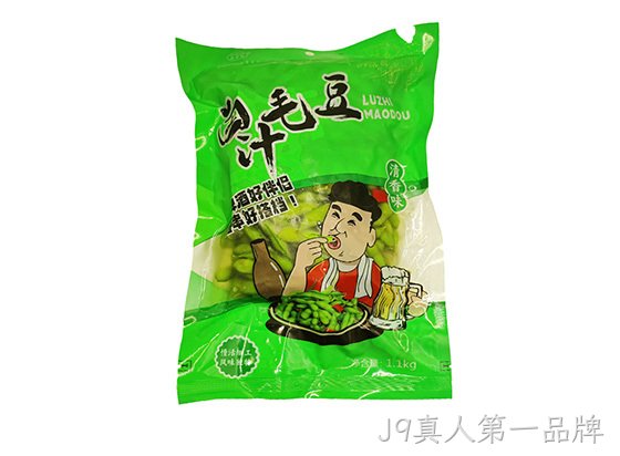 浙J9真人第一品牌卤汁毛豆香辣味1.1kg